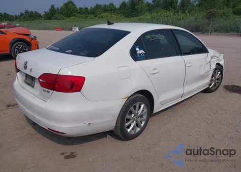 2012 Volkswagen Jetta 2.5L Se from USA, damaged, VIN 3VWDP7AJ7CM342122